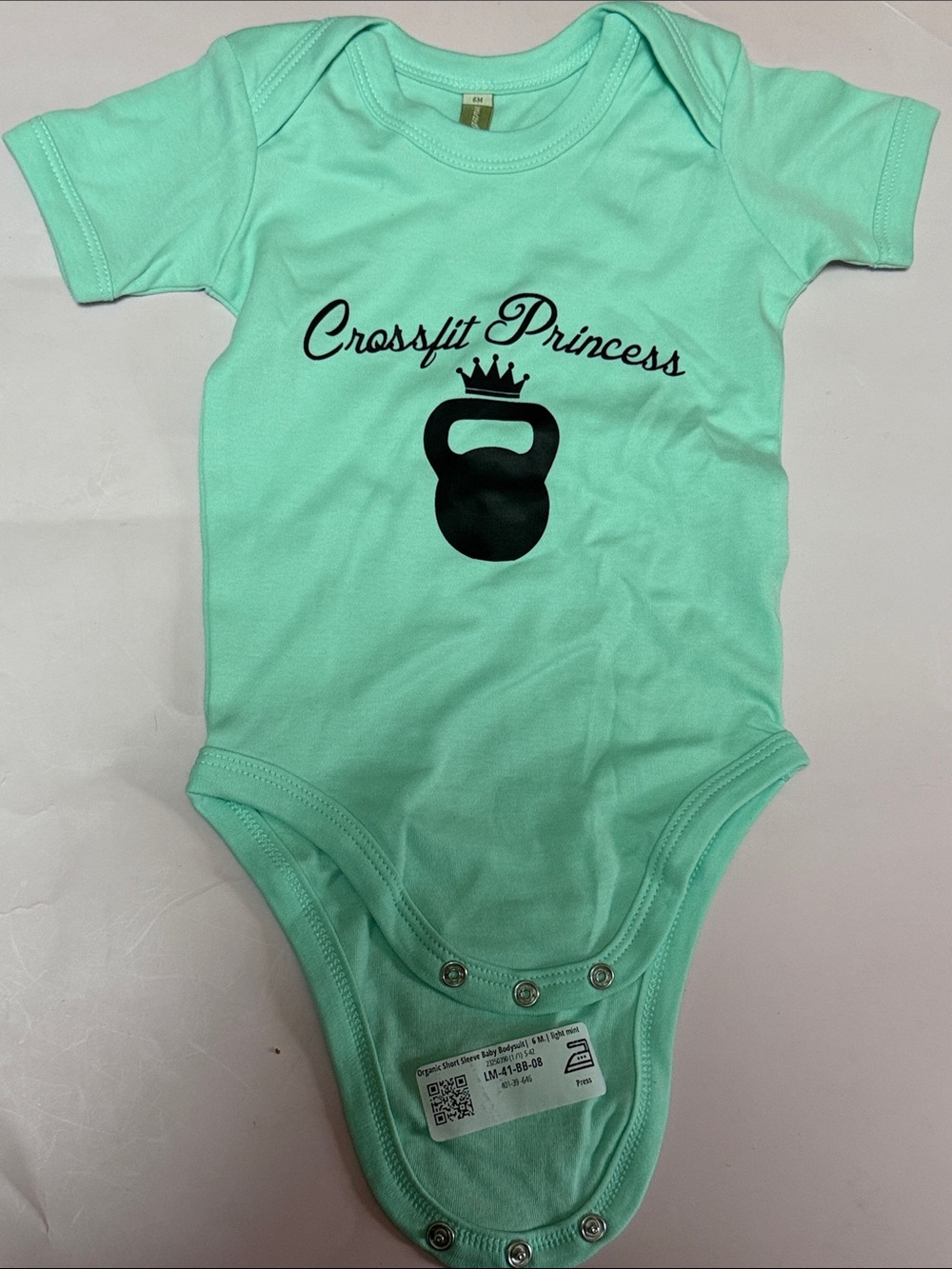 cross lift princess baby one piece in size 6m unbranded
